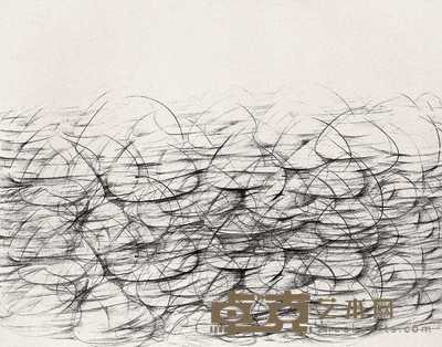 刘波 1996年作 雪之二 47×59.5cm